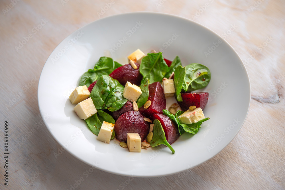 Beetroot Salad with feta cheese