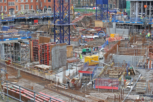 Construction Site Southwark London
