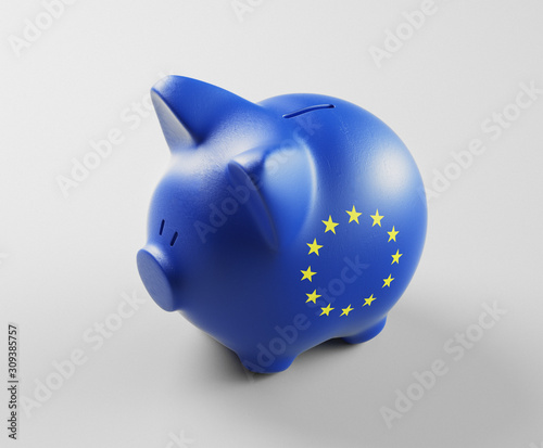 Pink piggy bank, savings co...
