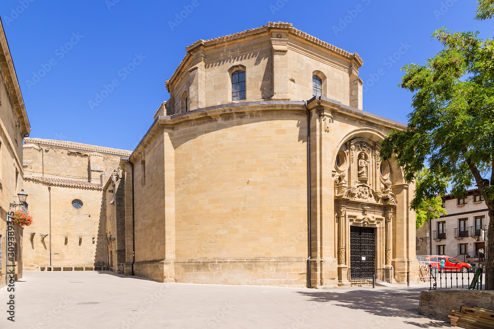 Laguardia, Spain. Medieval Church of San Juan