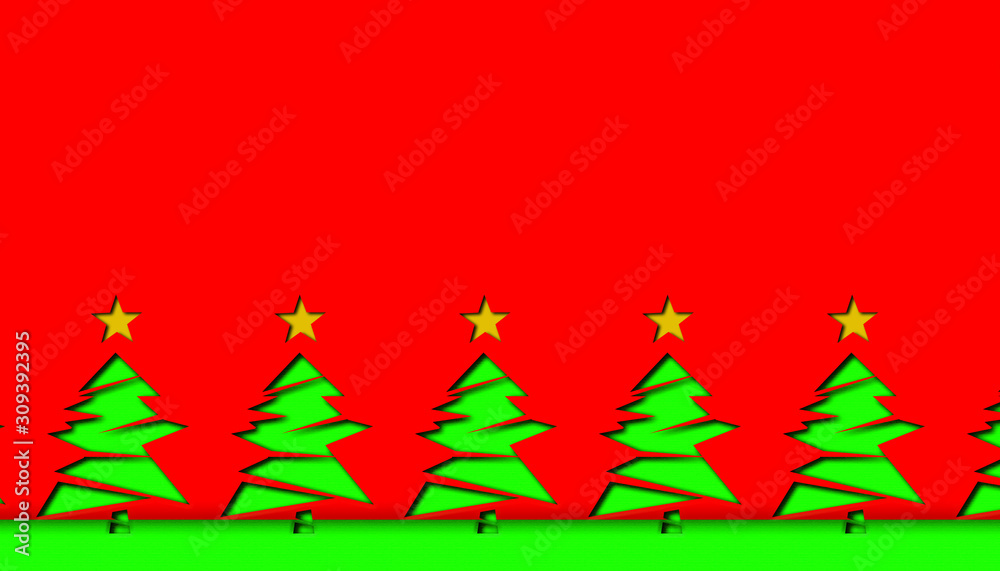 Christmas tree background material. Christmas color. クリスマスツリーの背景素材。クリスマスカラー。