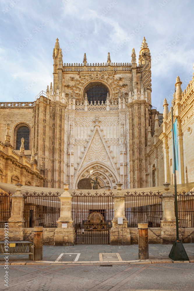 The Cathedral of Saint Mary of the See (Seville Cathedral) in Seville, Spain	