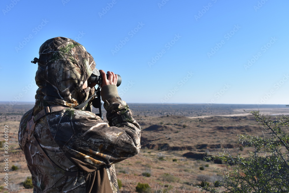 Girl with Binoculars