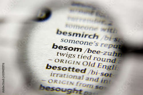 The word or phrase Besom in a dictionary.