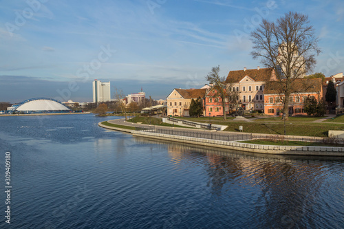 Landscape in the city of Minsk