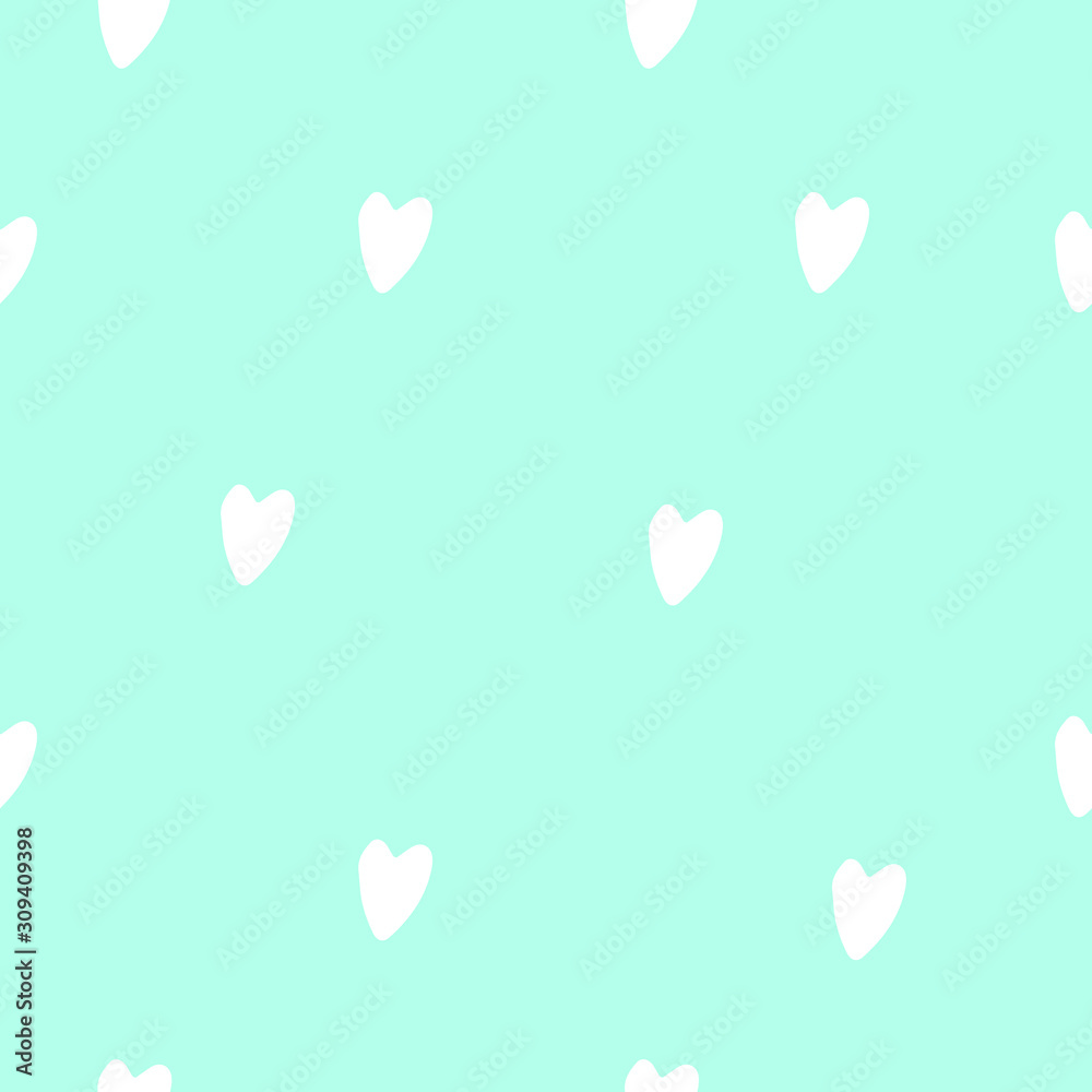 abstract hearts seamless pattern vector. love background for textile, fabric, wallpaper, wrapping