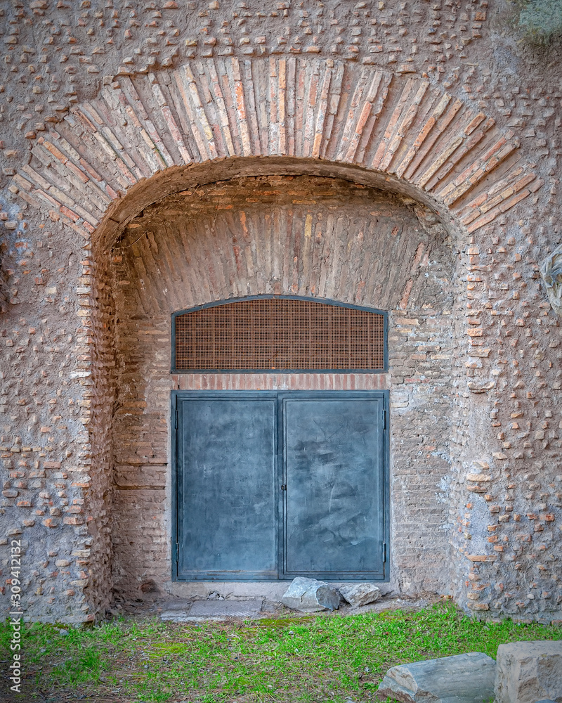 Rome Roman Forum Doorway