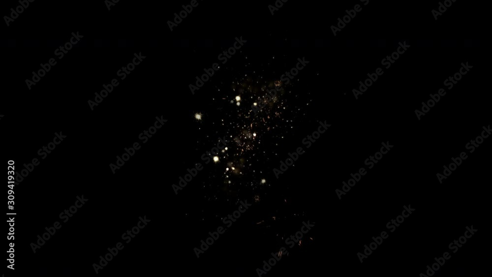 4k holiday composition. Countdown. Numbers come from the magic sparks of fireworks. Beautiful designer composition on a black background 4k holiday composition. Countdown. Numbers come from the magic sparks of fireworks. Beautiful designer composition on a black background