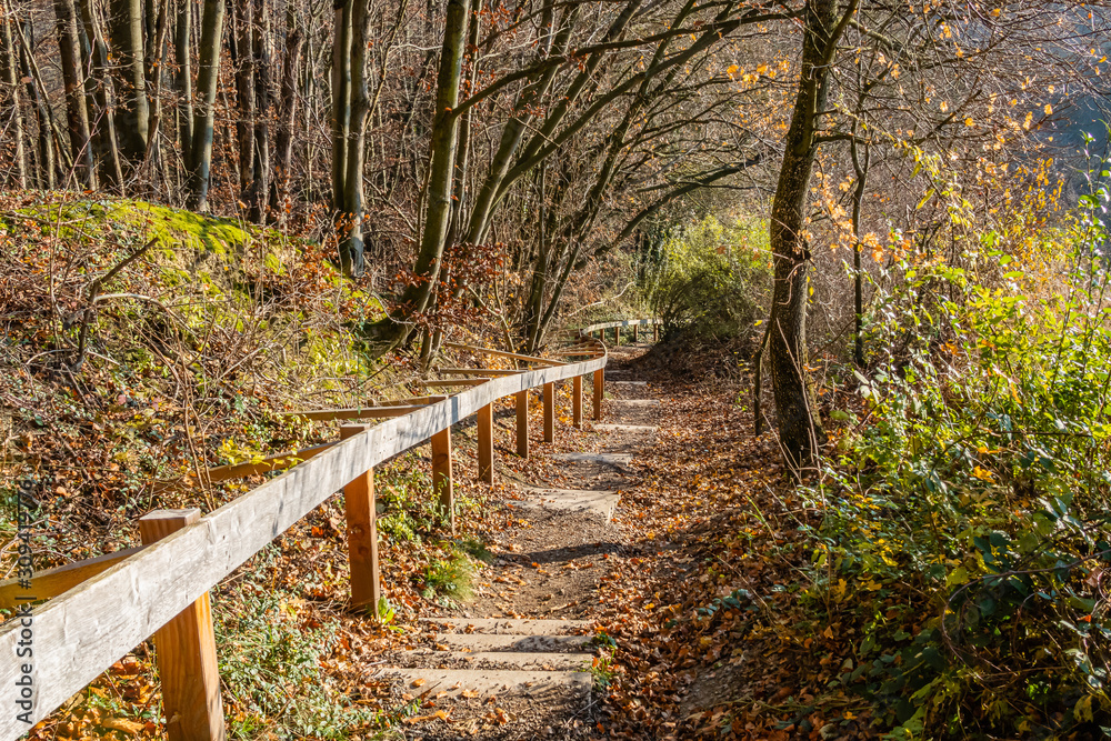 Treppe ds Horn hinunter