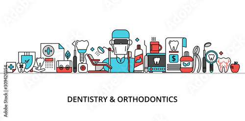 Concept of dentistry and orthodontics
