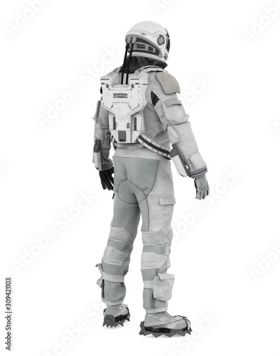 Astronaut Isolated