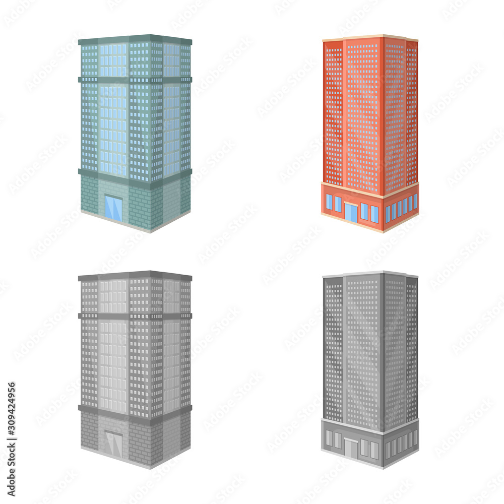 Vector illustration of construction and building icon. Collection of construction and estate vector icon for stock. Vector illustration of construction and building icon. Collection of construction and estate vector icon for stock.