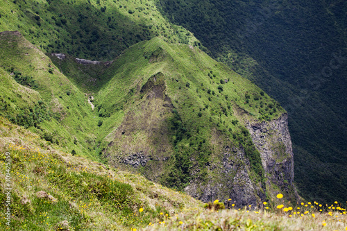Crater closeup, Faial