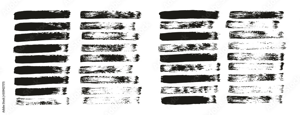 custom made wallpaper toronto digitalFlat Paint Brush Thin Straight Lines High Detail Abstract Vector Background Set 