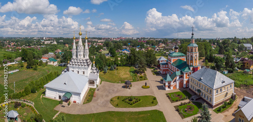 Church of the Virgin Hodegetria in sunny day, Vyazma, Smolensk region, Russia