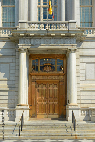 Hartford City Hall on 550 Main Street was built in 1915 with Beaux-Arts style in downtown Hartford, Connecticut, USA. photo