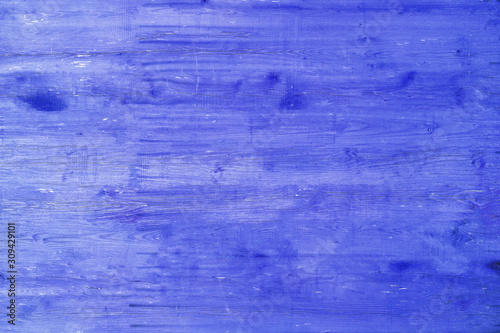 Blue wooden background. Classic blue old wood texture.