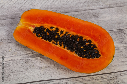 Tasty delicous ripe fruit Papaya