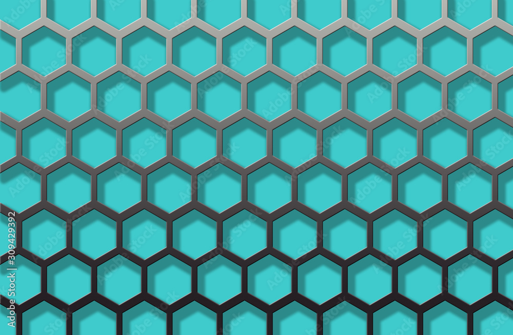 Hexagon shape pattern background. Hexagon shape pattern background.