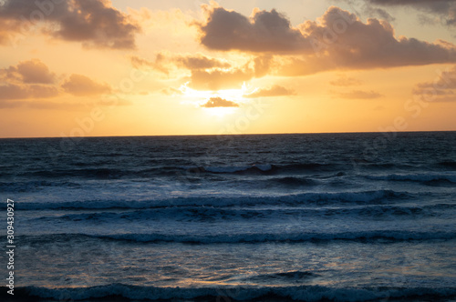 sunset over the sea © StevenLeePhotograpy