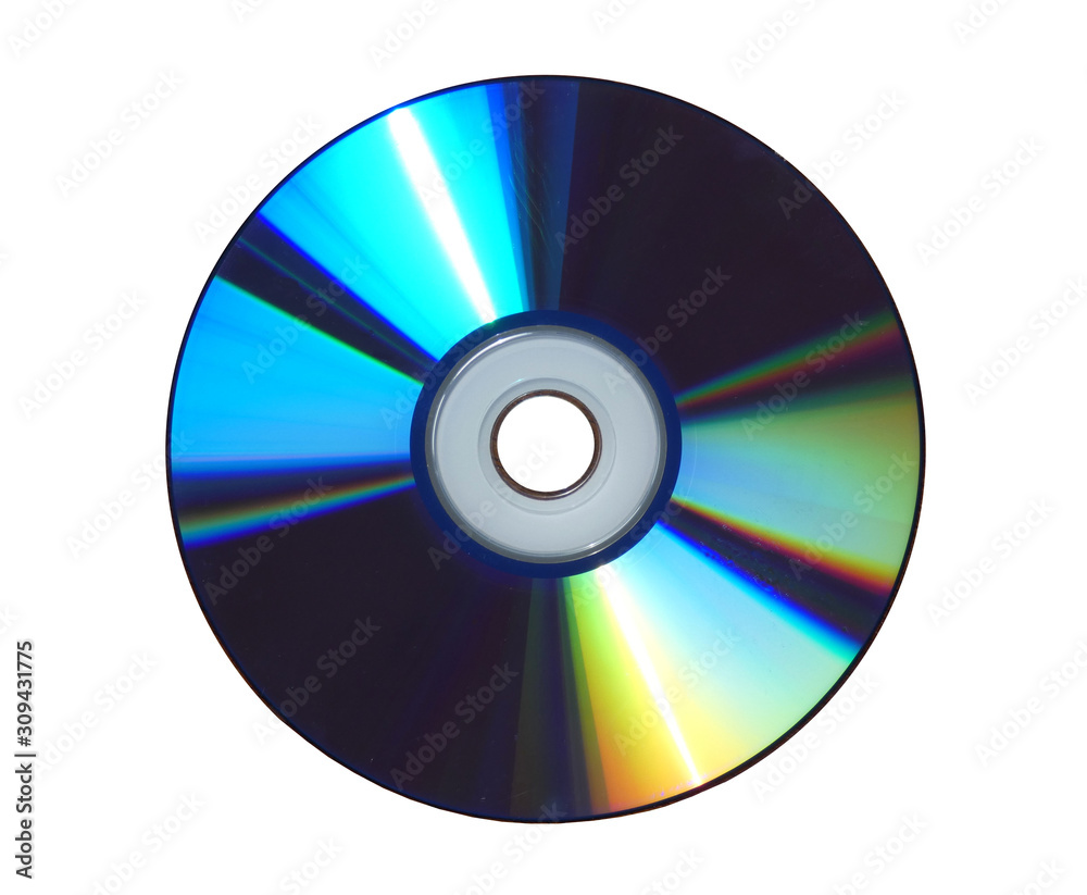 CD (Compact Disc) - Classic Readable Surface Isolated CD (Compact Disc) - Classic Readable Surface Isolated