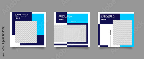 Modern promotion square web banner for social media post template. Elegant sale and discount promo backgrounds for digital marketing