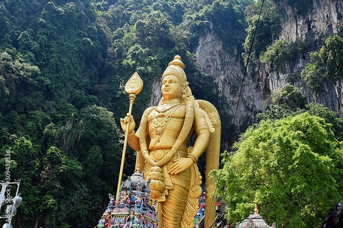 Photography batu cave temple in malaysia