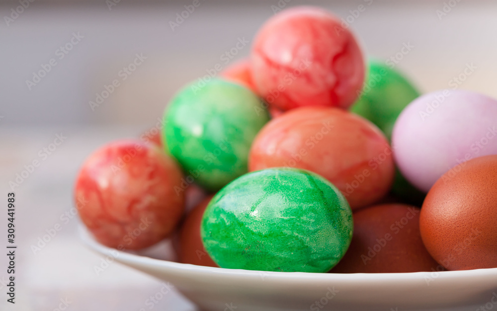 Easter eggs, multi colored Easter eggs, multi colored