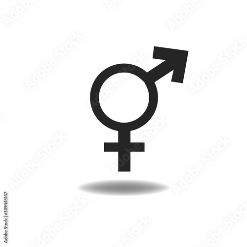 the icon of gender equality.Equality between men and women.