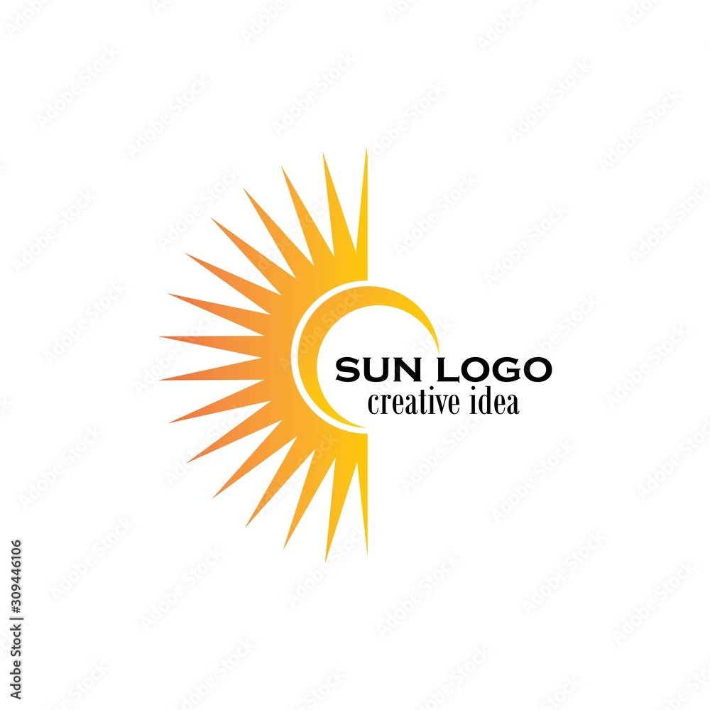 sun logo and icon vector illustration design template sun logo and icon vector illustration design template
