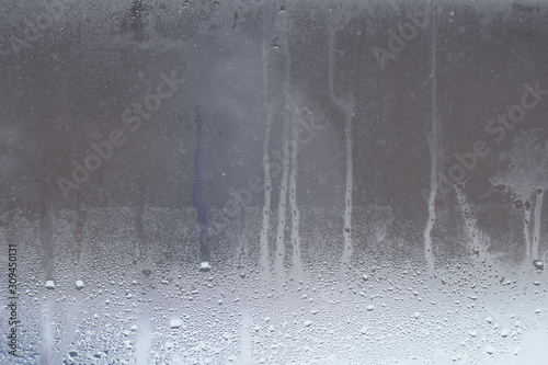  foggy glass texture with water drops