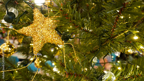 Beautiful decorate on Christmas trees