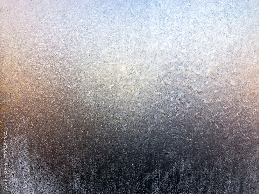 Obraz premium frost patterns on the window - frozen water vapor on the glass
