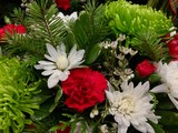 bouquet of Christmas flowers