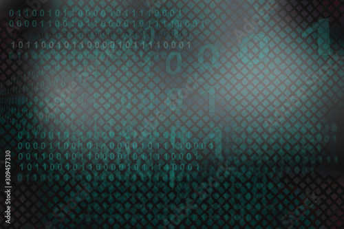 Digital background with number