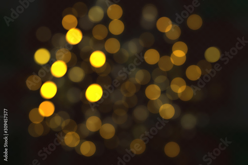Abstract circular bokeh background of Christmaslight