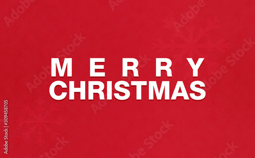 Merry Christmas Red Background