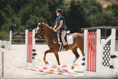 Trotting over the poles