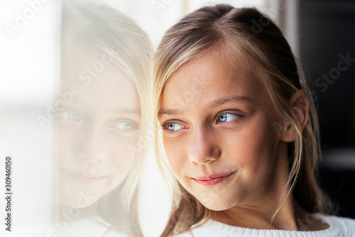 Portrait of little girl