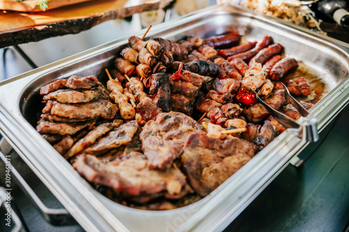 Beautiful snack decoration for wedding ceremony