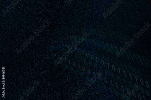 Digital background with number