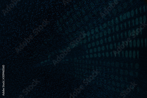 Digital background with number