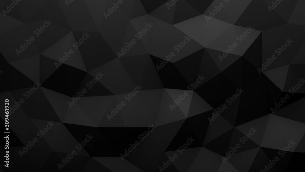 3D Animation -Black low poly texture 3D Animation -Black low poly texture