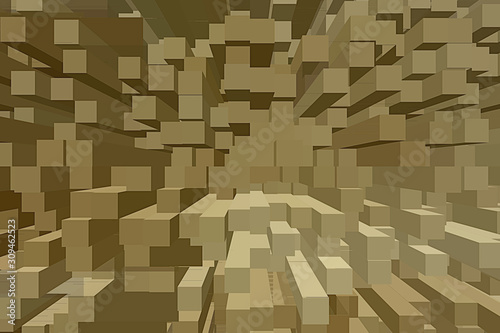 Abstract 3d architecture background