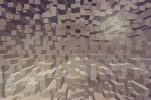 Abstract 3d architecture background