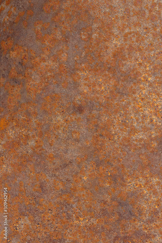 Rusty abstract orange metal texture grunge background