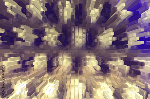 Abstract 3d architecture background
