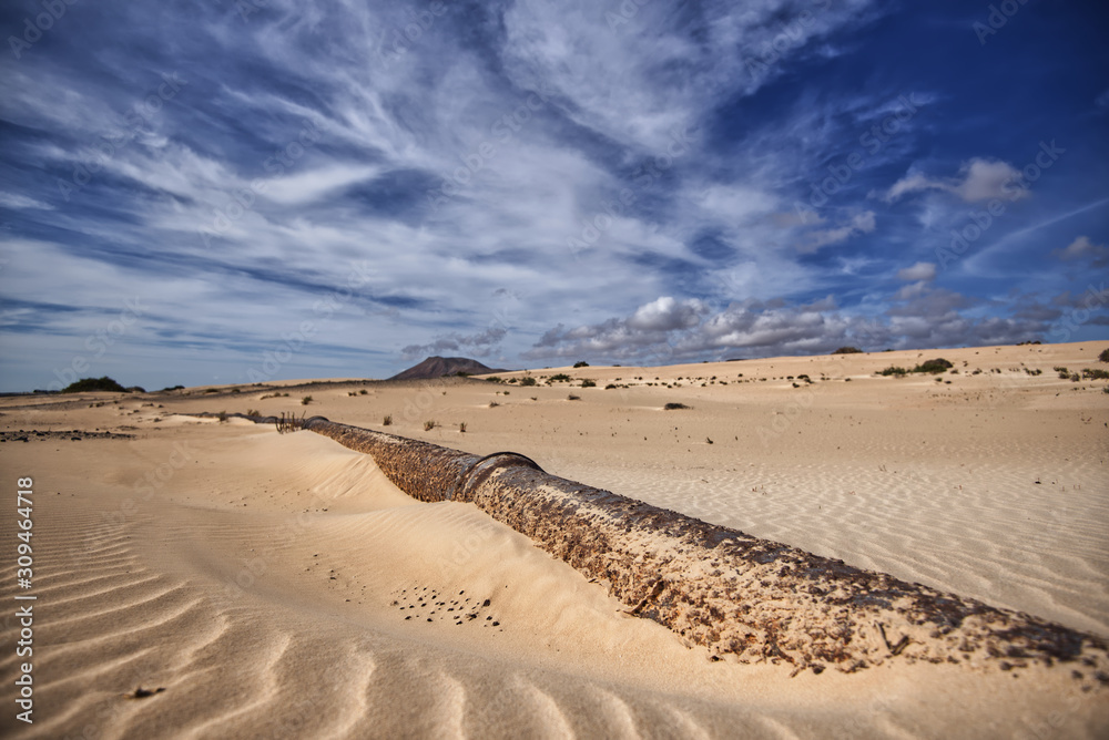 pipeline through the desert
