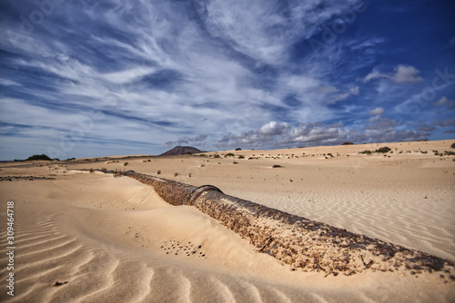 pipeline through the desert