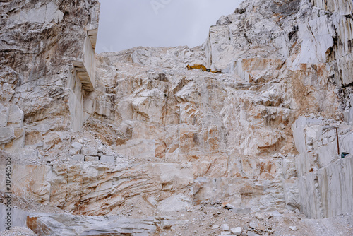 Marble texture at quarry